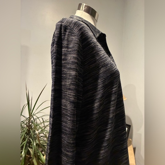 J Jill Wearever Collection New W/Tags Size L Textured Fabric Button Front - Picture 3 of 15